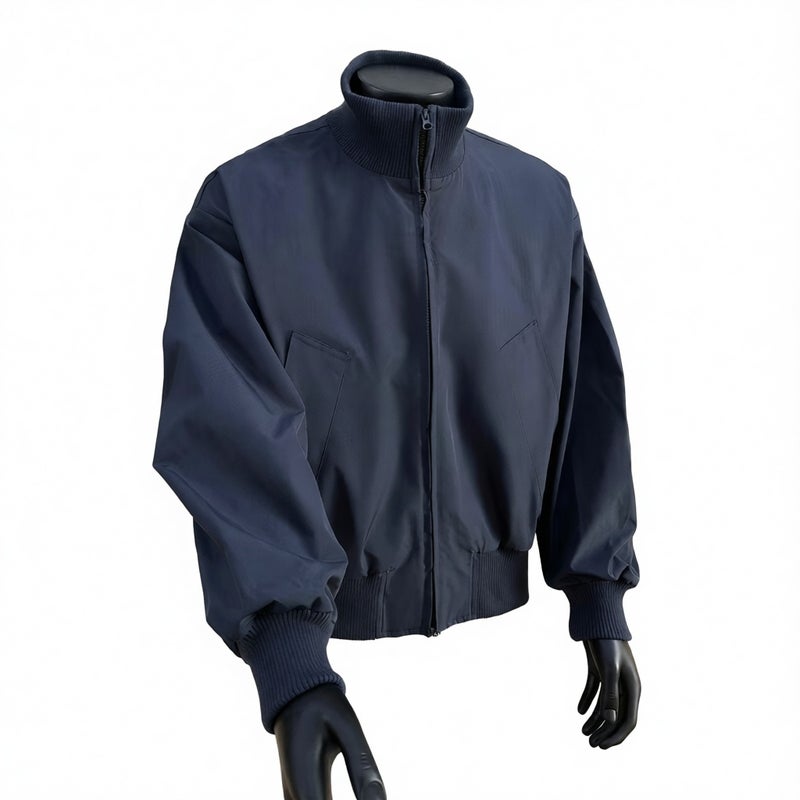Vintage Bomber Jacket Men Casual Clean Fit Outerwear