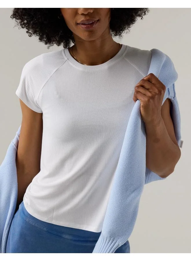 Aerie OFFLINE By Aerie Thumbs Up Ribbed T-Shirt