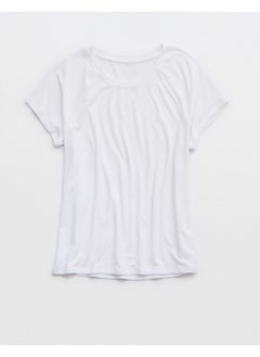 Aerie OFFLINE By Aerie Thumbs Up Ribbed T-Shirt  - Image 1