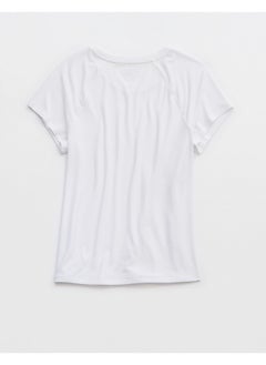 Aerie OFFLINE By Aerie Thumbs Up Ribbed T-Shirt  - Image 2