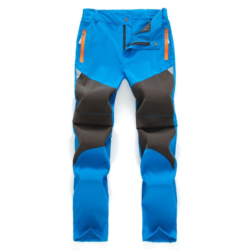 Outdoor Quick-Drying Quick-Drying Pants Stretch Long Pants Children'S Fleece-Lined Waterproof Windproof Comfortable Winter Pants - Image 3