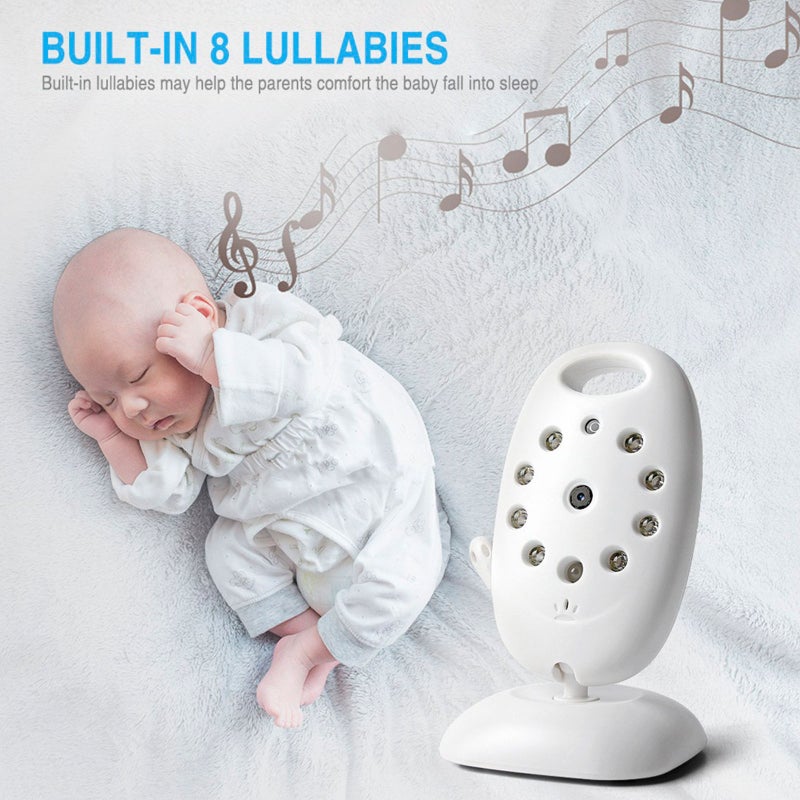 Electronic Babysitter, Baby monitor, For attentive father,8 lullaby, electronic digital camera, And Night Vision Digital Lcd Thermometer - Image 5