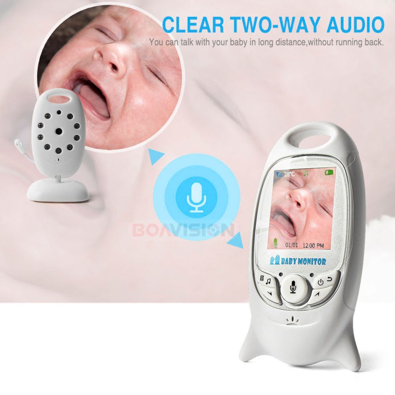 Electronic Babysitter, Baby monitor, For attentive father,8 lullaby, electronic digital camera, And Night Vision Digital Lcd Thermometer - Image 3