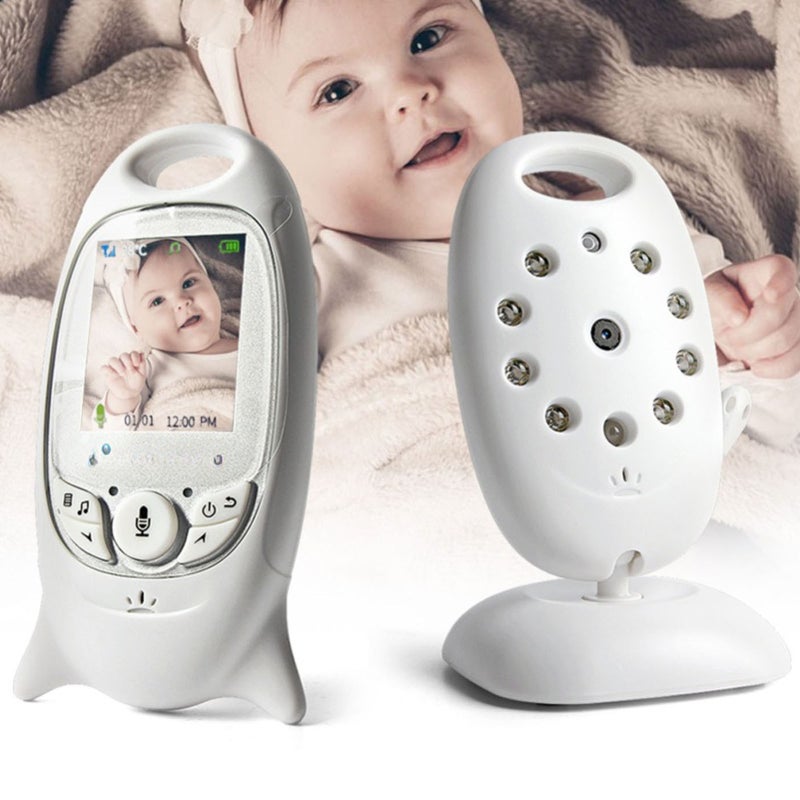 Electronic Babysitter, Baby monitor, For attentive father,8 lullaby, electronic digital camera, And Night Vision Digital Lcd Thermometer - Image 1
