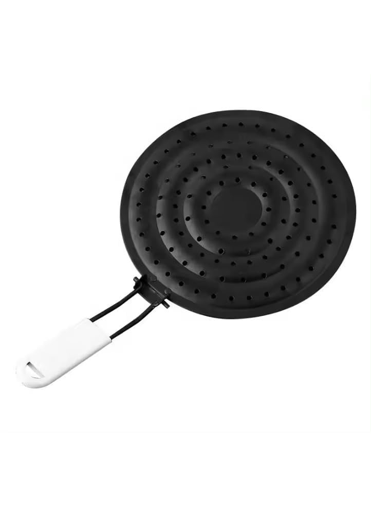 SHREESAMP SHREESAMP Hot Roaster Rice Stitching Black Cooking Tool with Simmer Roti Papad Jali Roaster Gas Grill Plate for Double Heat Diffuser Barbeque Item Gas Stove Jali Kitchen Tool Plate 36x205x15CM  - Image 1