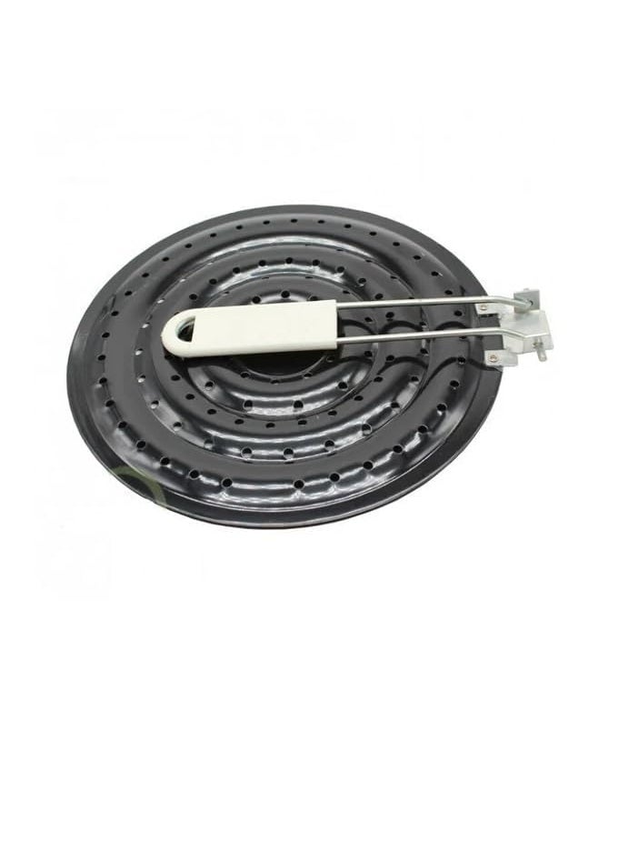 SHREESAMP SHREESAMP Hot Roaster Rice Stitching Black Cooking Tool with Simmer Roti Papad Jali Roaster Gas Grill Plate for Double Heat Diffuser Barbeque Item Gas Stove Jali Kitchen Tool Plate 36x205x15CM  - Image 4