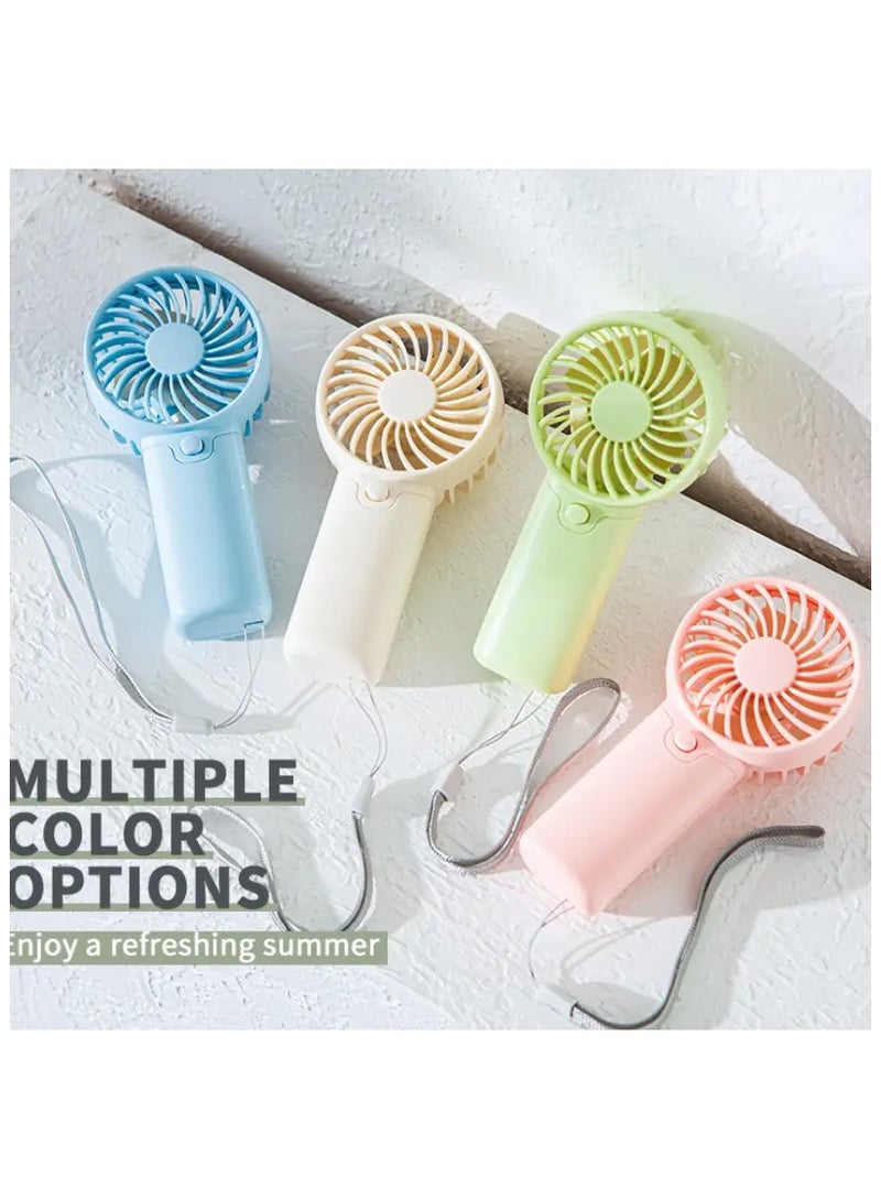 Ucanbe مروحة محمولة صغيرة تعمل بالبطارية، مروحة يدوية خفيفة الوزن - مثالية للمكتب، الهواء الطلق، السفر والتخييم - ابقَ بارداً في أي وقت، وفي أي مكان! (تتطلب بطاريات AAA، غير مدرجة) - Image 4