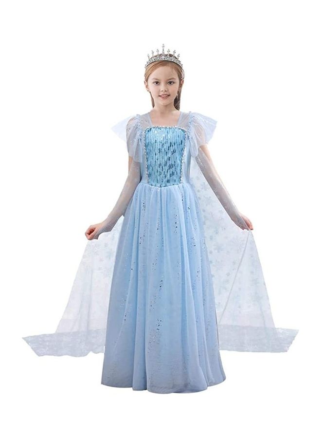 نيبمينينت Princess Party Dress With Tiara 120cm - Image 1