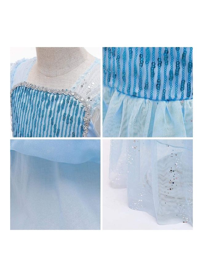 نيبمينينت Princess Party Dress With Tiara 120cm - Image 4