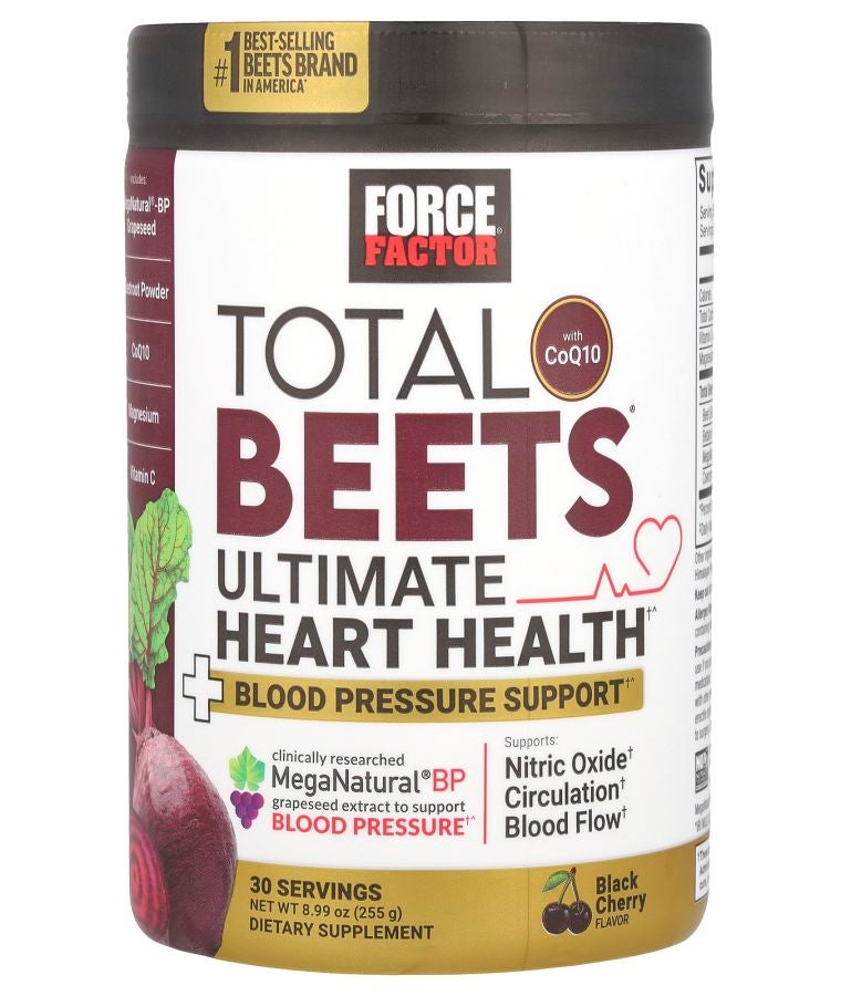 Force Factor Total Beets® With CoQ10 Ultimate Heart Health Black Cherry 8.99 oz (255 g)