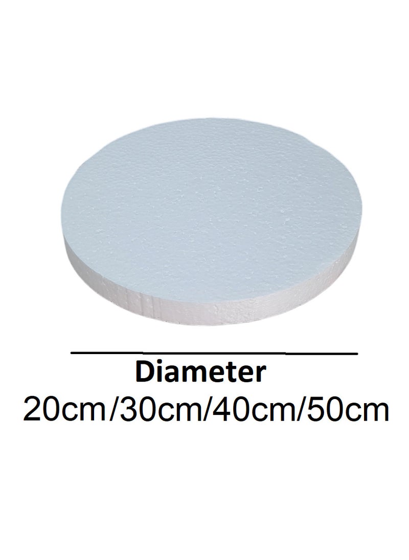 12 Pieces Round Craft Foam Disc White Eps Foam Circle Blank Foam Circles Arts And Crafts Supplies For Modeling Sculpturing Kids Art Projects