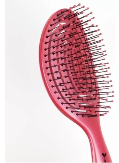 ناسكيتا Pro Three Dimensional Oval Hair Brush 04 Claret Red