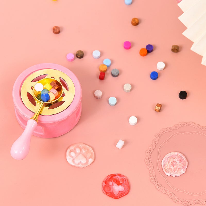 Full Set Goo Card Paint Seal Wax Seal Invitation Envelope Sealing Diy Birthday Gift Toy - Image 5