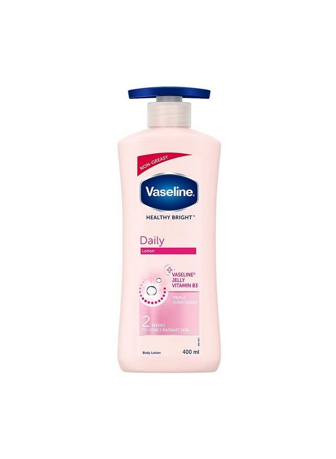 Vaseline Healthy Daily Lotion | With Vitamin b3 Triple Sunscreens | Body Lotion | 400ml (13.52 Fl Oz) - Image 1