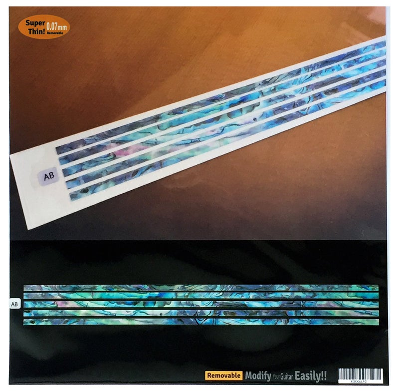 Inlaystickers Jockomo Customize Guitar Inlay Sticker Stick-3mm Wide (BL) - Image 5