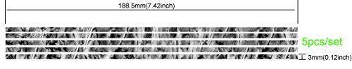 Inlaystickers Jockomo Customize Guitar Inlay Sticker Stick-3mm Wide (BL) - Image 4