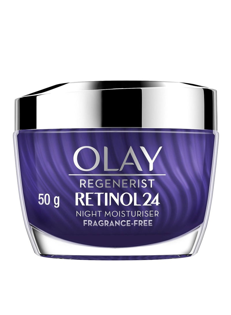 Olay Night Cream: Regenerate Retinol 24 Moisturizer, 50G - Image 1