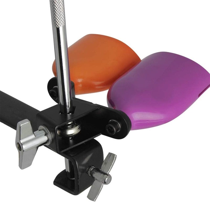 Mowind Bicolor Cowbell for Drum Set High and Low Tones Double Mounted Bell Kit Percussion Instruments Medium Size - Image 4