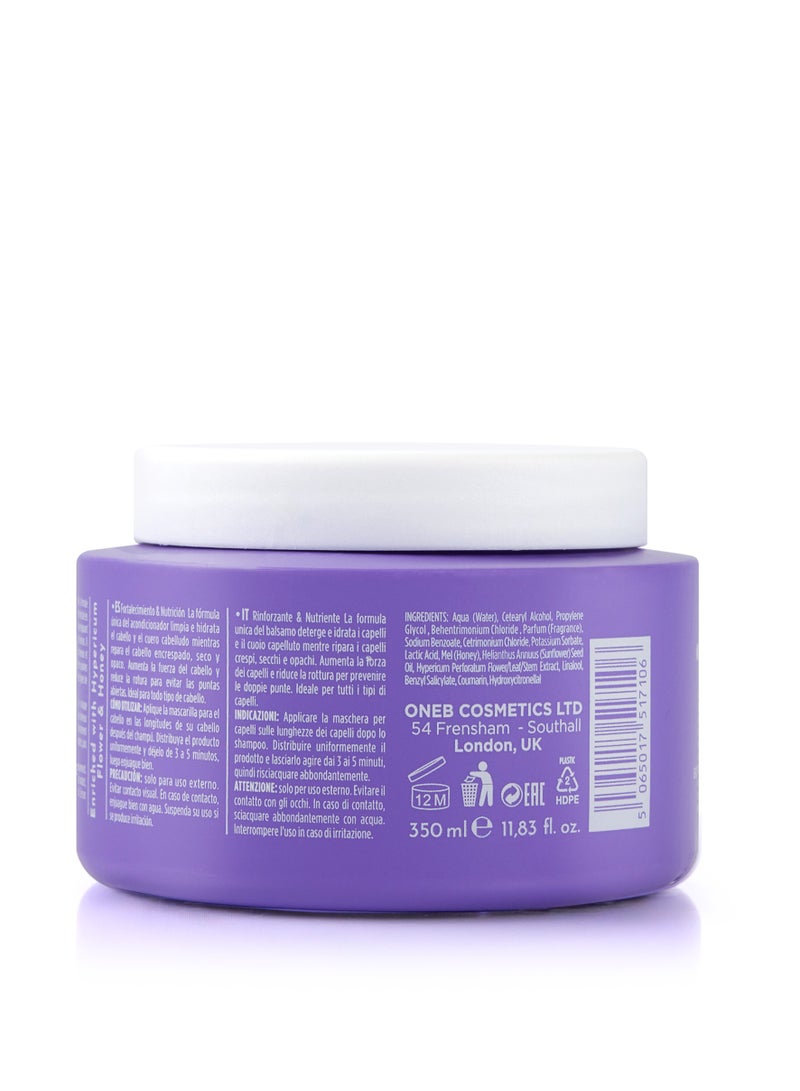 1B Valens Hair Mask for Strengthening & Nourishing – 350ml | Deep Conditioning Repair Treatment with Hypericum Flower & Honey | Restores Shine, Repairs Damage, Softens & Hydrates Hair - Image 2