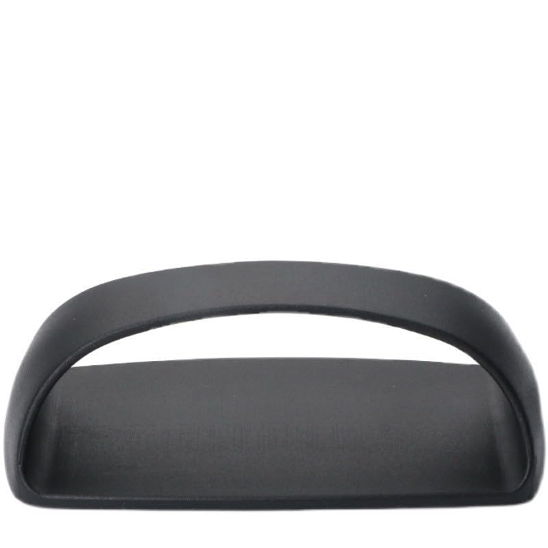 Baolaili 2Pcs Self-Stick Wardrobes Handles Helper With Adhesive Door Handleinstant Cabinet Handle Pulls Drawer Pull Helper With Adhesive Sliding Door Handle Stick On Handle For Glass Windows (Black) - Image 1