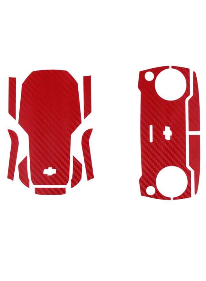 NIBEMINENT Waterproof Mini Drone And Remote Decoration Sticker Set Red  - Image 1