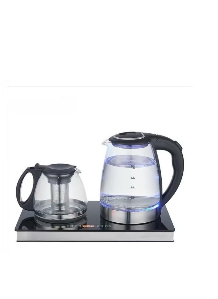 Royal Silver Crest Royal Silver Crest 2 In 1 Digital Tea Maker - Stainless Steel Filter | Temperature Adjusting, Boil-Dry| Glass pot  - Image 2