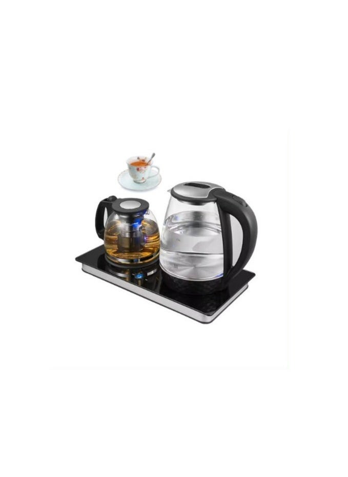 Royal Silver Crest Royal Silver Crest 2 In 1 Digital Tea Maker - Stainless Steel Filter | Temperature Adjusting, Boil-Dry| Glass pot  - Image 3