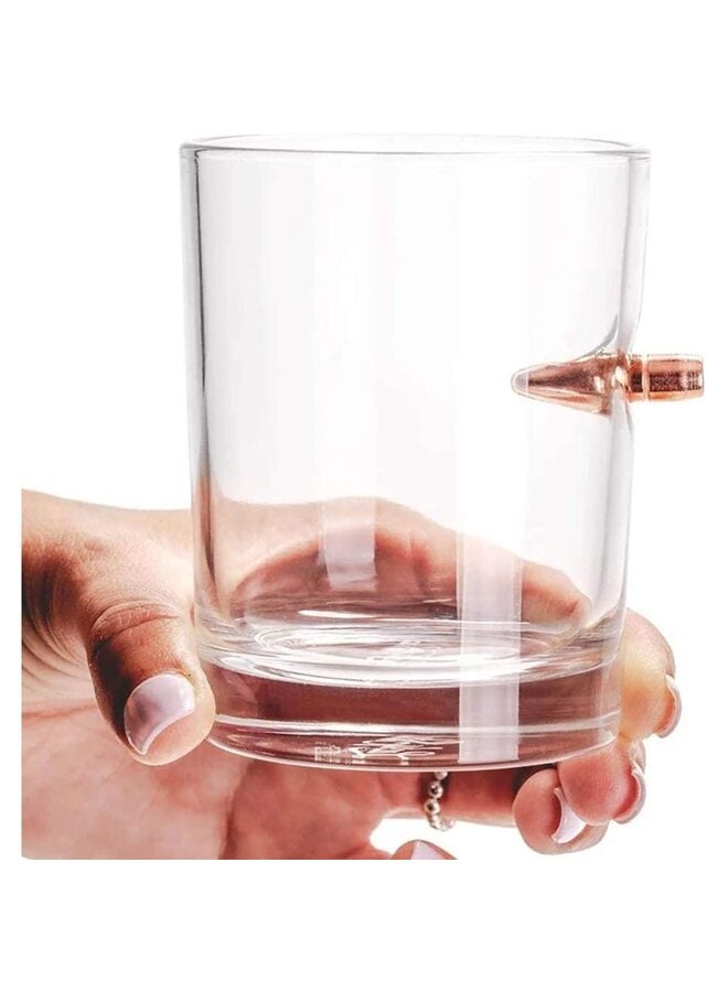 The Original Glass with Real Bulletproof"- Rocks Glass with Real Bullet - Image 3