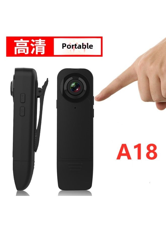A18 Backclip Camera Conference Work Smart HD Recorder HD Outdoor Sports Aerial Camera-Color:32G High Speed Camera Memory Card  - Image 1