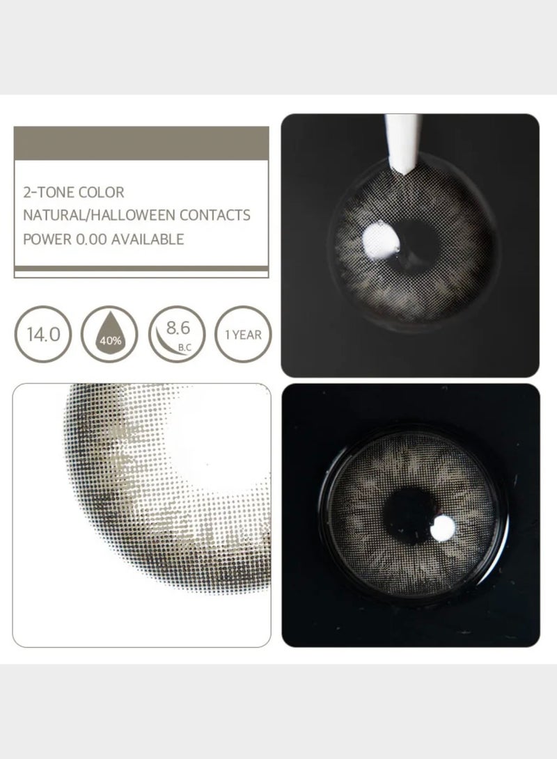يونيبلينغ عدسات لاصقة ملونة كوكي الرمادي (سنوية) - Image 4