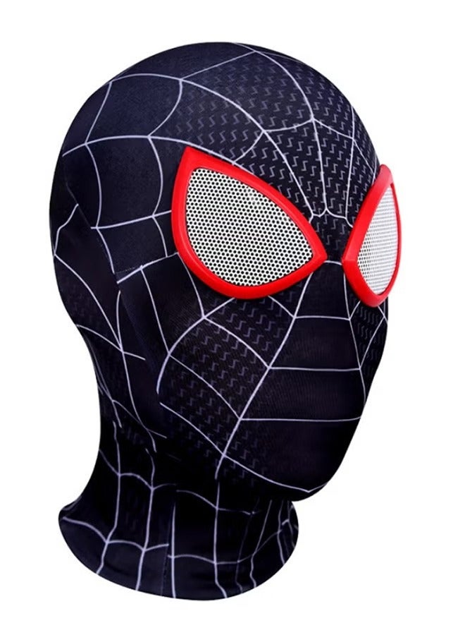 أقنعة أزياء تنكرية، قناع أسود، أقنعة تنكرية للأطفال بعمر 6 سنوات فما فوق - Image 1