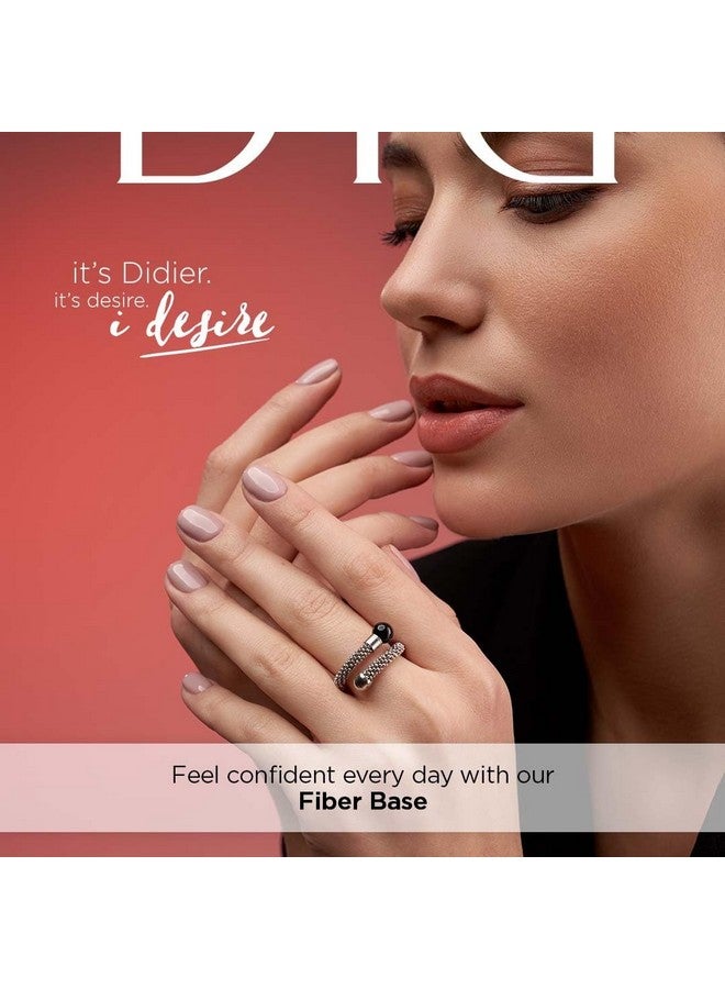 DIDIER LAB Premium Fiber Base Gel Polish Milky Pink Led Uv Gel Base Coat Long Lasting Soak Off Gel Nail Base Coat With Vitamins And Minerals Strengthens Thin Damaged Nails 0.34 Fl Oz - Image 3