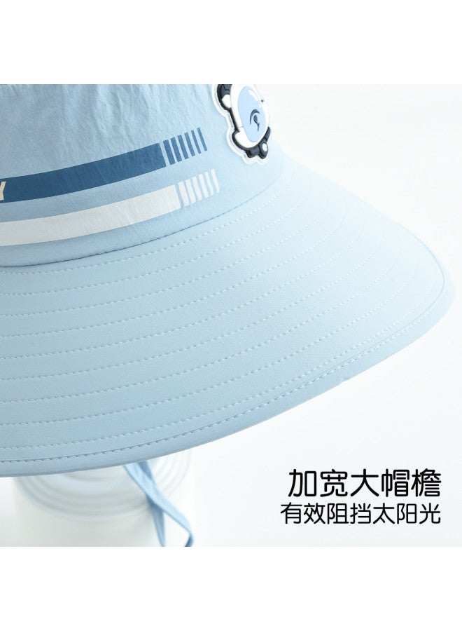 Bumblebee kids Sun Hat For Boys, Windproof Outdoor Cap With Neck Cover For Sun Protection - Image 5