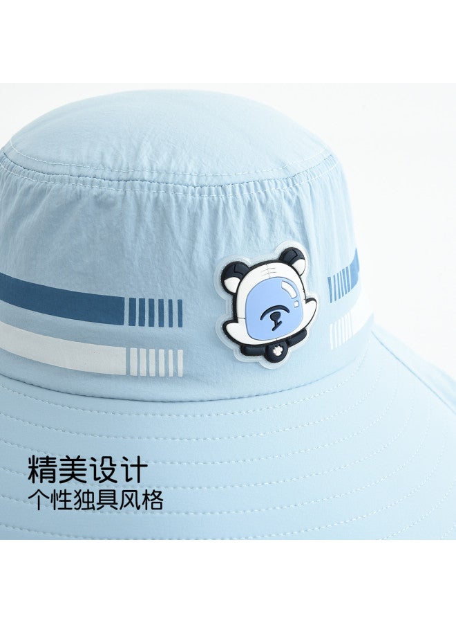 Bumblebee kids Sun Hat For Boys, Windproof Outdoor Cap With Neck Cover For Sun Protection - Image 4