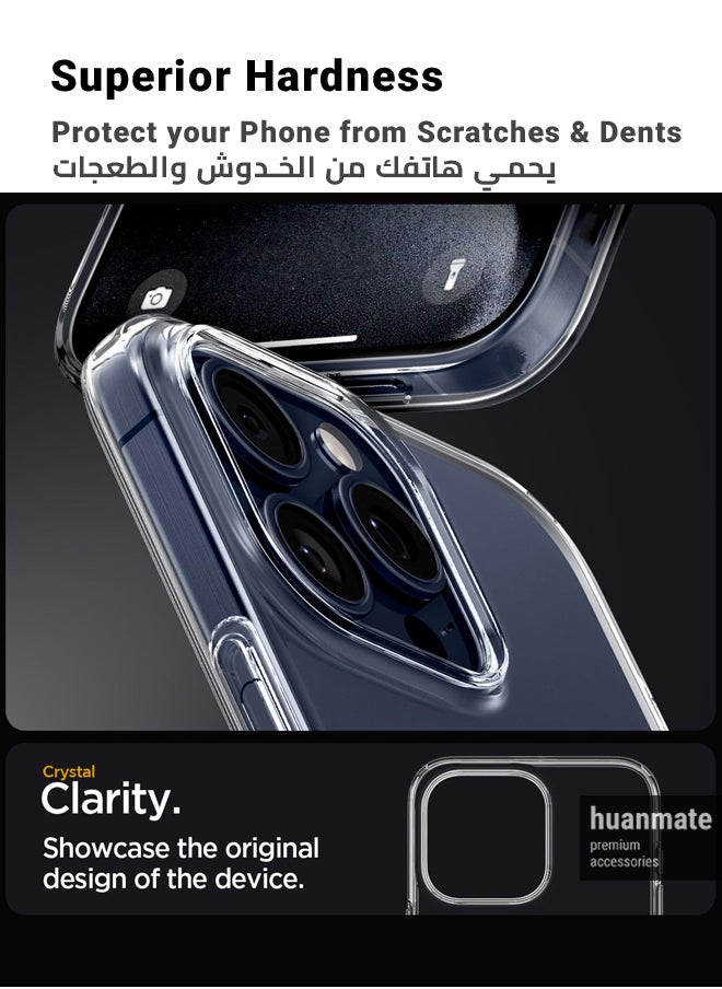 huanmate - Ultra Clear Protective Case Cover For Apple iPhone 15 Pro Max Clear - Image 1