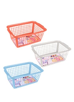 Plastic Multi purpose Organizer Baskets 3 Pcs  37X26X15 Cm - pzsku/Z8775B59F6C7F224EF114Z/45/_/1732518273/aa34fbce-cc50-4676-90c5-6b4b4024e56e