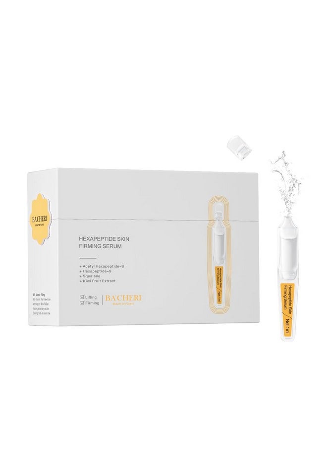 BACHERI - Anti-Aging Serum With Acetyl Hexapeptide-8, Hexapeptide-9，Carnosine - Moisturizing, Hydrating And Antioxidant For Fine Lines, 30 Pcs/Box Soft Ampoules - Image 1