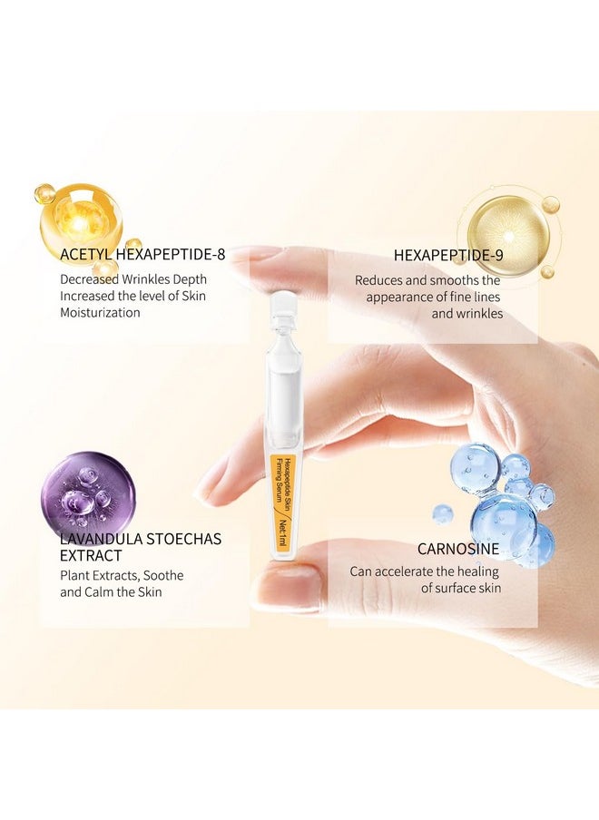BACHERI - Anti-Aging Serum With Acetyl Hexapeptide-8, Hexapeptide-9，Carnosine - Moisturizing, Hydrating And Antioxidant For Fine Lines, 30 Pcs/Box Soft Ampoules - Image 1