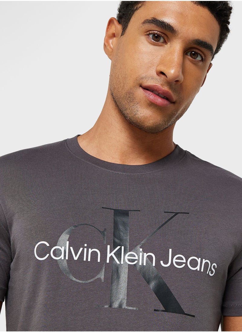 Calvin Klein Jeans - Logo Crew Neck T-Shirt - Image 1