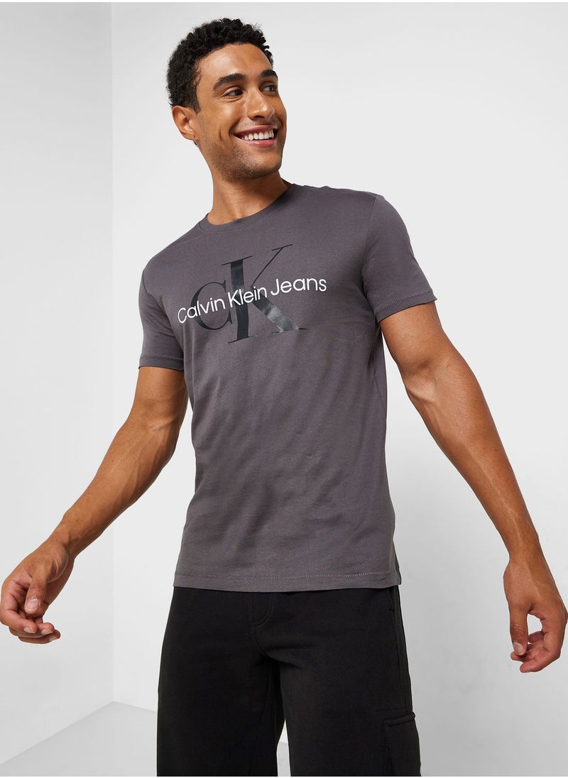 Calvin Klein Jeans - Logo Crew Neck T-Shirt - Image 1