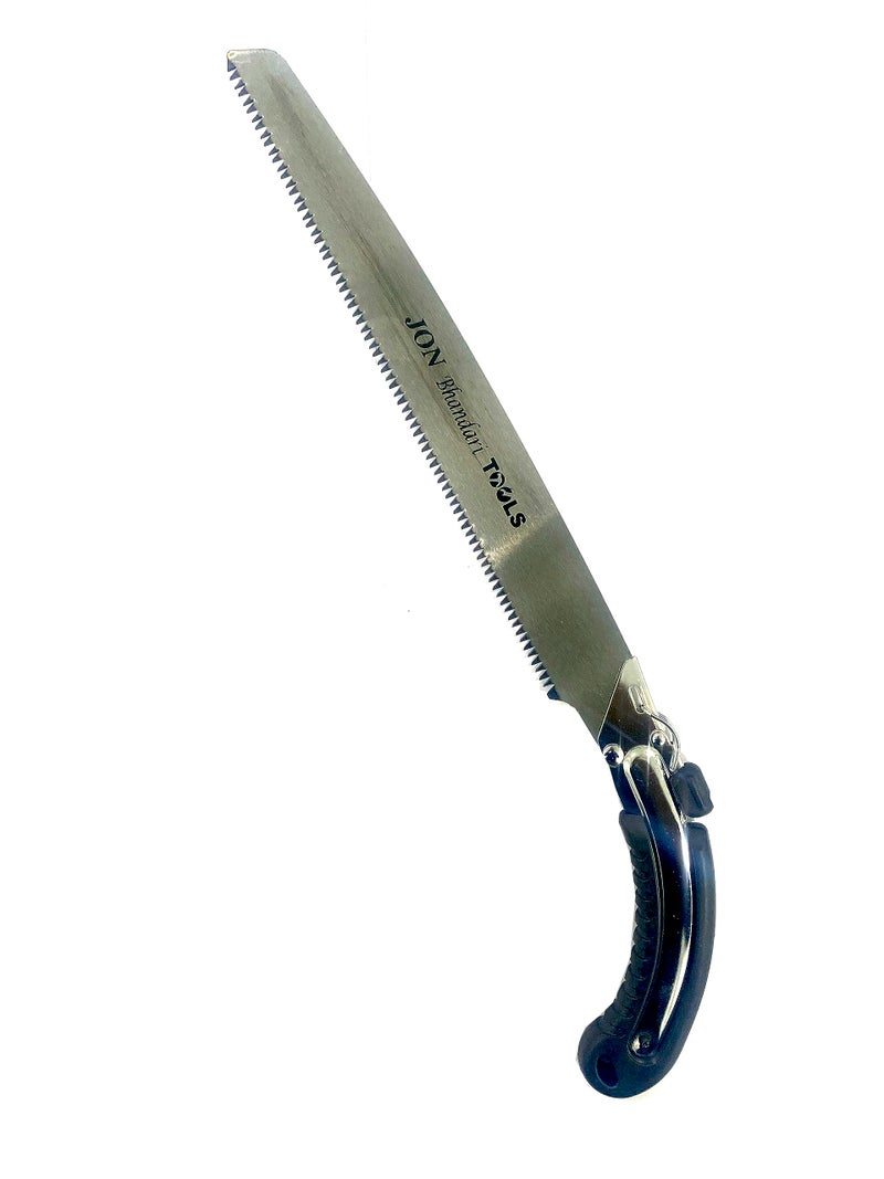 Jon Bhandari Tools 350mm Pruning Saw with Cover – Hand Saw for Gardening, Tree Trimming & Branch Cutting – Sharp Hardened Steel Blade, Ergonomic Handle - Image 2