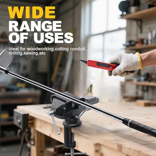 Acebirdie Golf Grip Kit for Regripping Golf Clubs - Golf Grip Removal Tool Set 360° Swivel Portable Table Vise for Golf Grip Removal Tool with Solvent, Golf Club Regripping Kit - Image 5