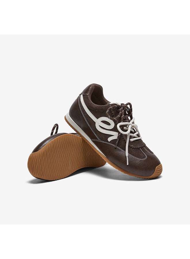 Basto 26 Spring Mall Retro Women's Sports Casual Shoes D3858am6 Coffee/beige Size 38 - Image 3