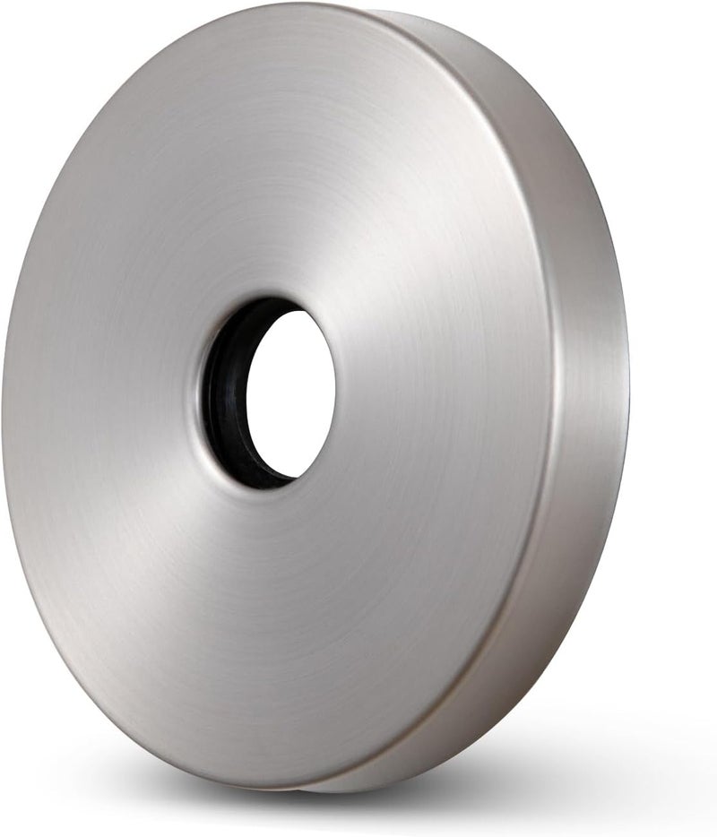 Offo فلانج ذراع الدش الكبير جداً من النيكل المصقول بقطر خارجي 3.5 بوصة بديل لذراع رأس الدش مناسب لمعظم العلامات التجارية لذراع رأس الدش - Image 1