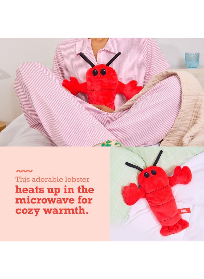 WHAT DO YOU MEME? - Menstruation Crustacean Lobster - The Original Viral Cuddly & Cute Plush Lavender Scented Heating Pad for Cramps - Image 1