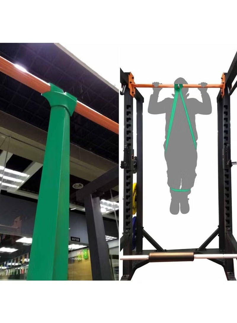 Resistance Bands Set 10Pcs Exercise Bands Workout Bands Elastic Bands for Exercise Pull Up Assistance Bands Fitness Bands Assist Set for Body Training Strength Weighted Gyms - Image 3