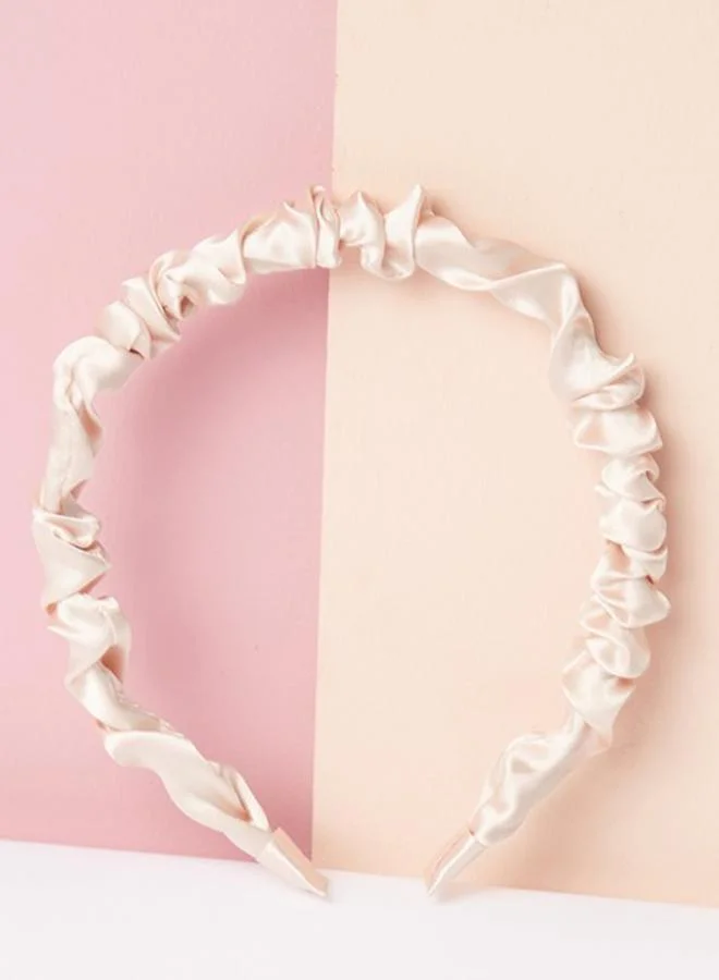 Babies & More Babies & More Newborn Girls Off-White Headband