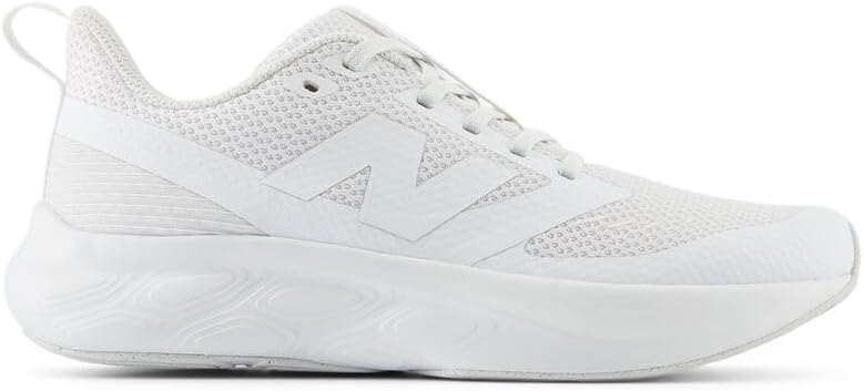 New Balance أحذية جري بيضاء مزودة بأربطة من نيو بالانس للأطفال - Image 3