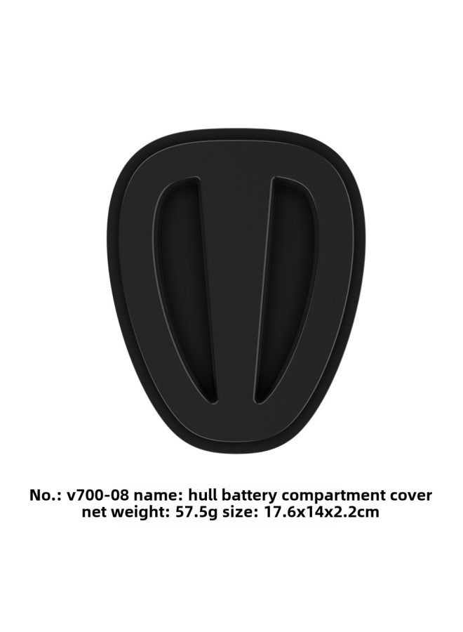 500m Nest Boat V700 Motor Bait Boat Bare Hull Steering Gear Accessories Set Remote Control Special Battery Charger-Color:V700-08 Hull Battery Compartment Cover  - Image 1