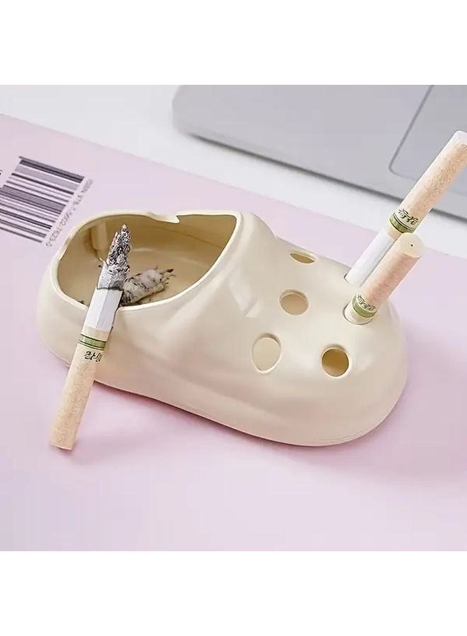 Black Cute Crocodile Ashtray Heat Resistant Non Slip Base For Home Office Bar - Image 5